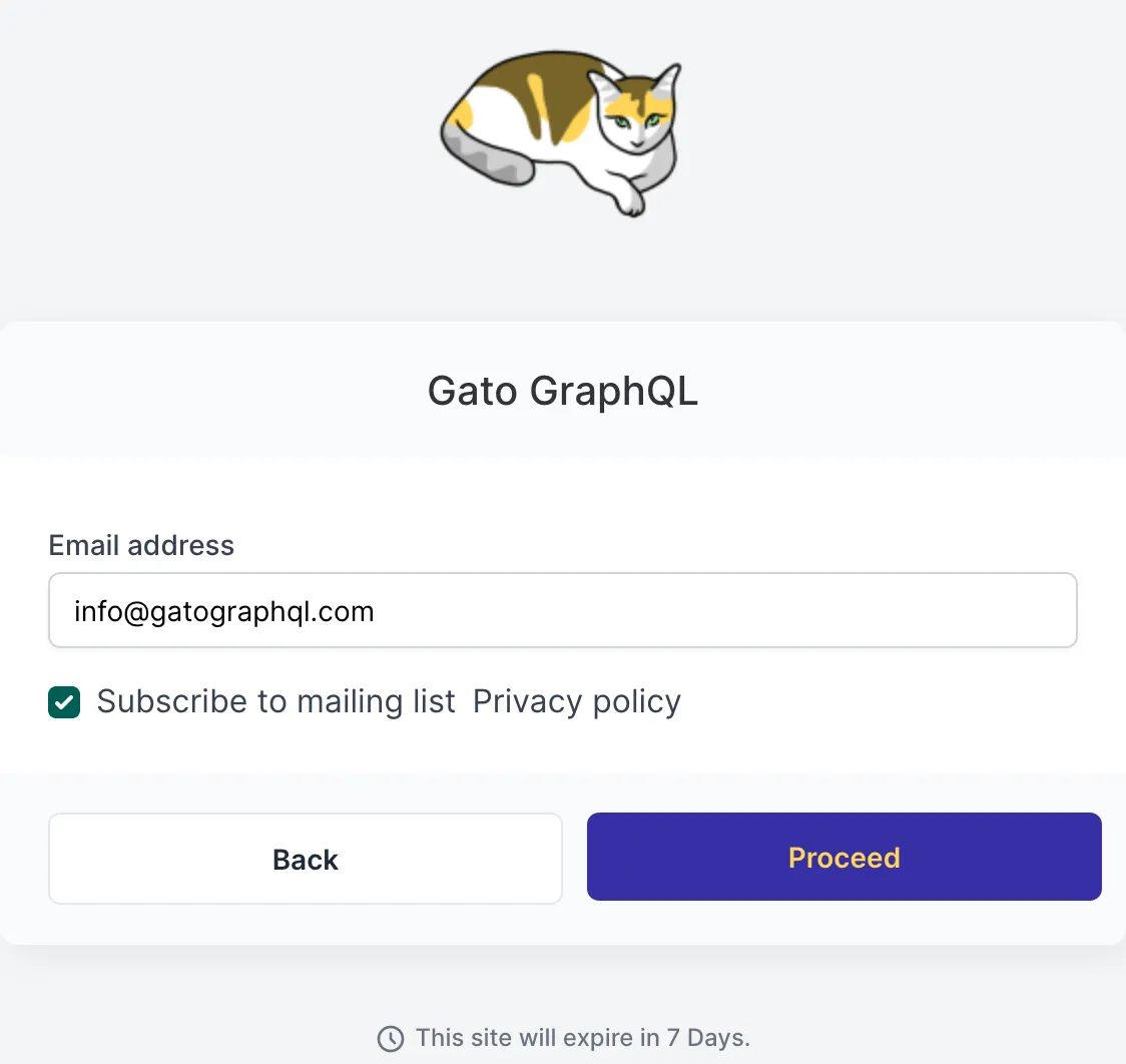 Probando Gato GraphQL con InstaWP
