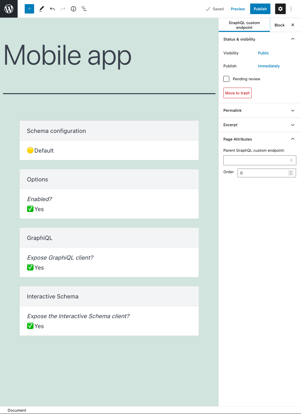 Opciones en Custom Endpoint Opciones en Custom Endpoint
