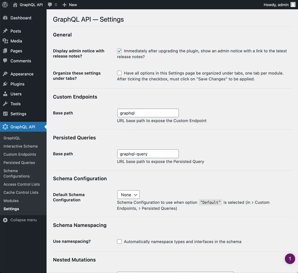 Settings en formato largo Settings en formato largo